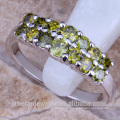 Zwei Linie Kristall Diamant Verlobungsring China Großhandelspreis Little Finger RING